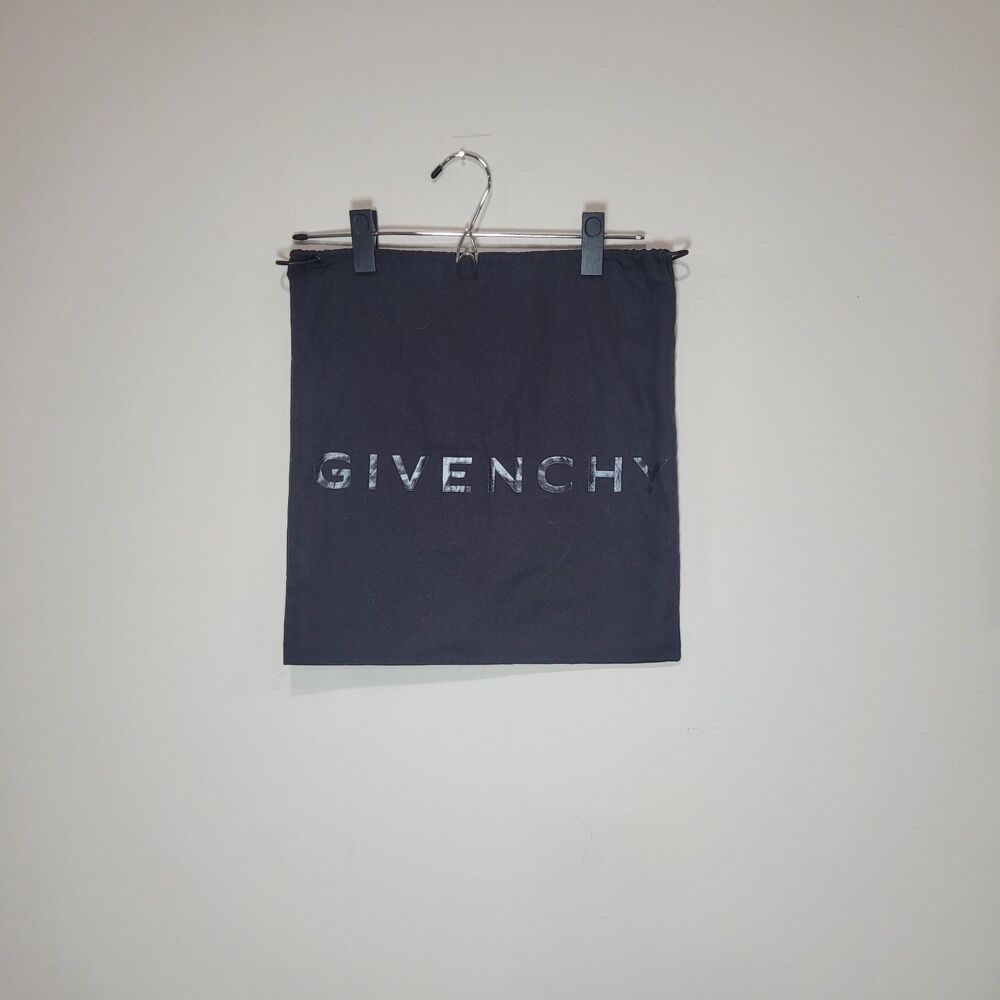 Authentic Givenchy Black Drawstring Dust Bag Pouch - 14โ x 15โ